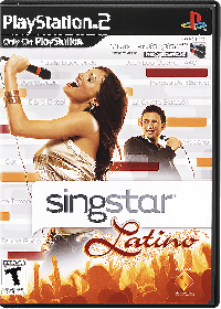 SingStar Latino Playstation 2  box art